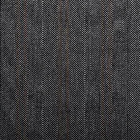 15080 Grey Herringbone With Rust And Silver Stripe Quartz Super 100